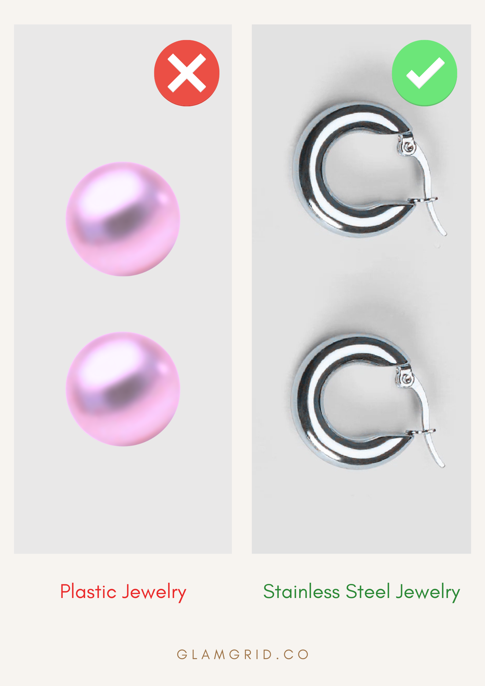 Stainless steel earrings