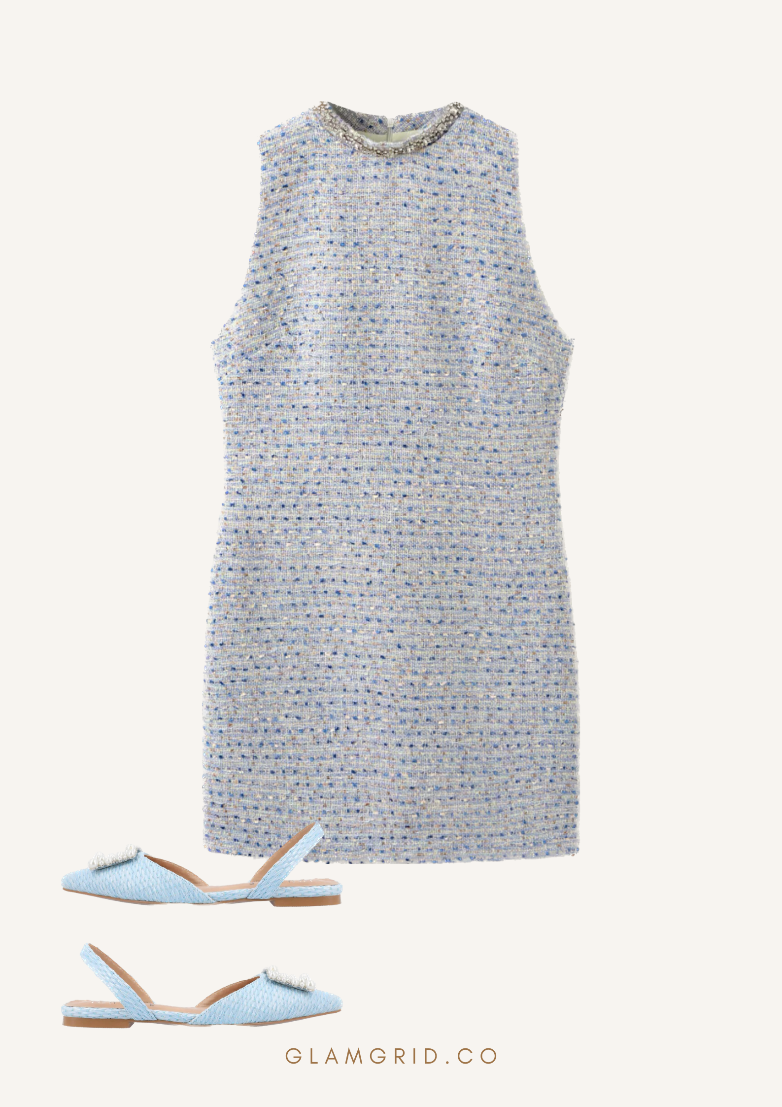 Dress with Ballet Flats