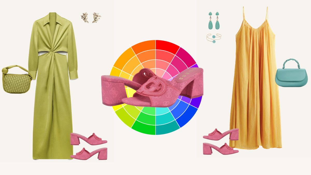 How to Style Bright Colored Footwear Using Color Theory